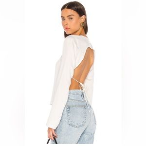 Open back L’Agence top in size XS